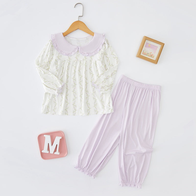 Children's Summer A-class Ice Doraemon, Youkesi, Modal, Tiansi Air Conditioning, Home Clothing, Underwear Set, Anyang Children's Clothing