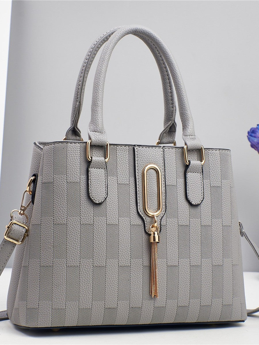 2025 New Middle aged Women's Printed Handbag for Mom's Birthday Gift Practical One Shoulder Casual Diagonal Cross Large Bag