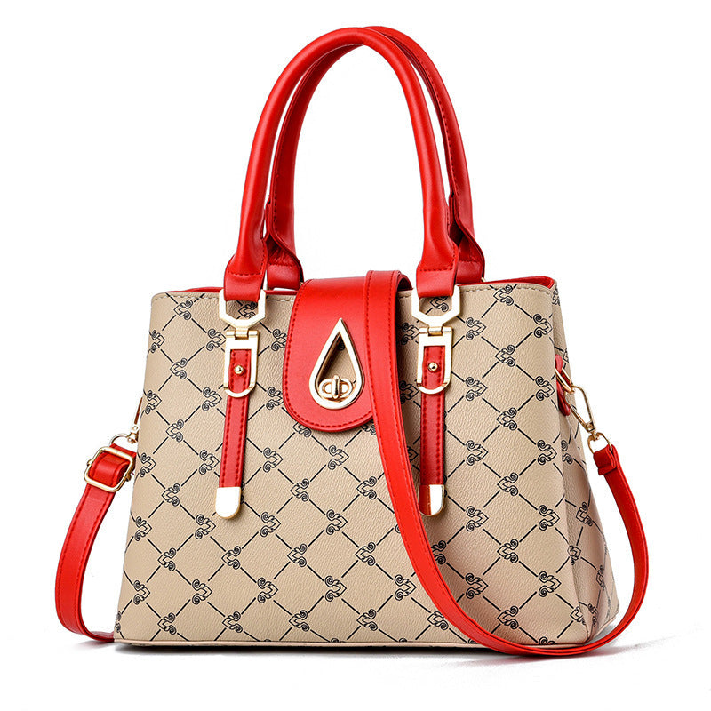 New 2024 atmospheric mother bag, simple crossbody bag, fashionable printed handbag, cross-border women's bag, one piece dropshipping