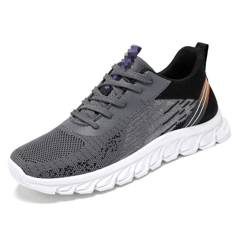 Sports shoes, men's customized autumn new style, foreign trade shoes, fashionable and trendy casual shoes, single shoes, mesh shoes, running shoes