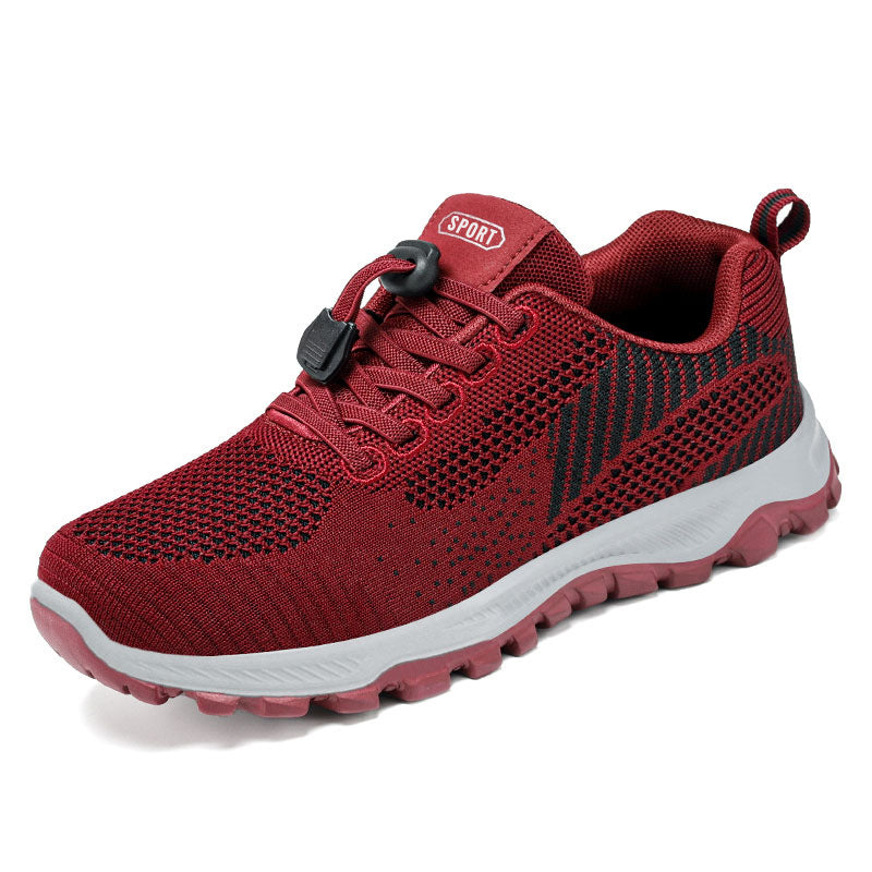Walking shoes for women, autumn new items, middle-aged and elderly soft soled running shoes, couple breathable sports shoes, gift wholesale, travel shoes