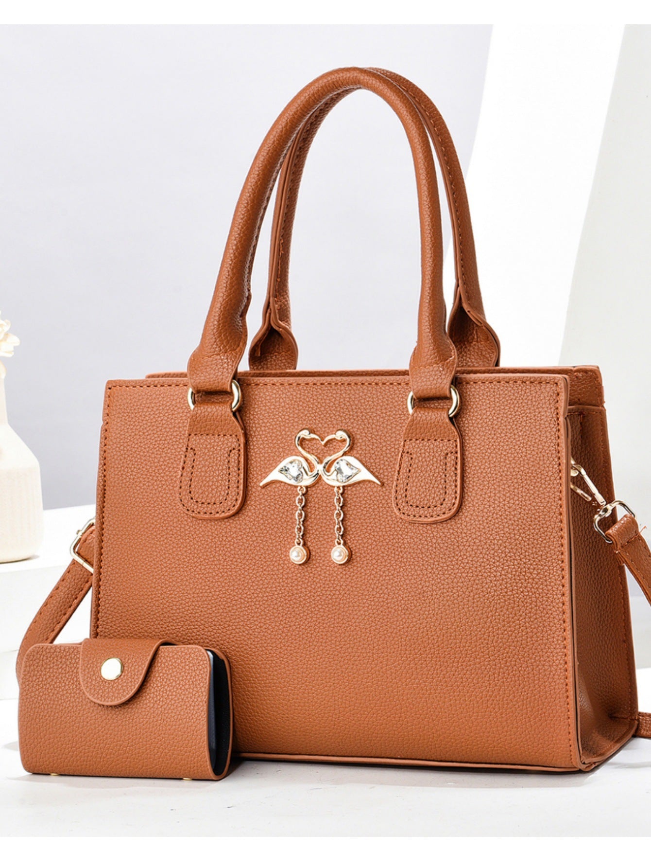 Cross border Bag 2024 New Style Solid Color Large Capacity Women's Single Shoulder Support Specific Type Mother Child Bag One Piece dropshipping