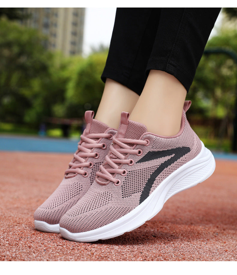 Female OEM customized autumn new foreign trade women's shoes hot selling plus size cross-border shoes soft soled casual sports shoes