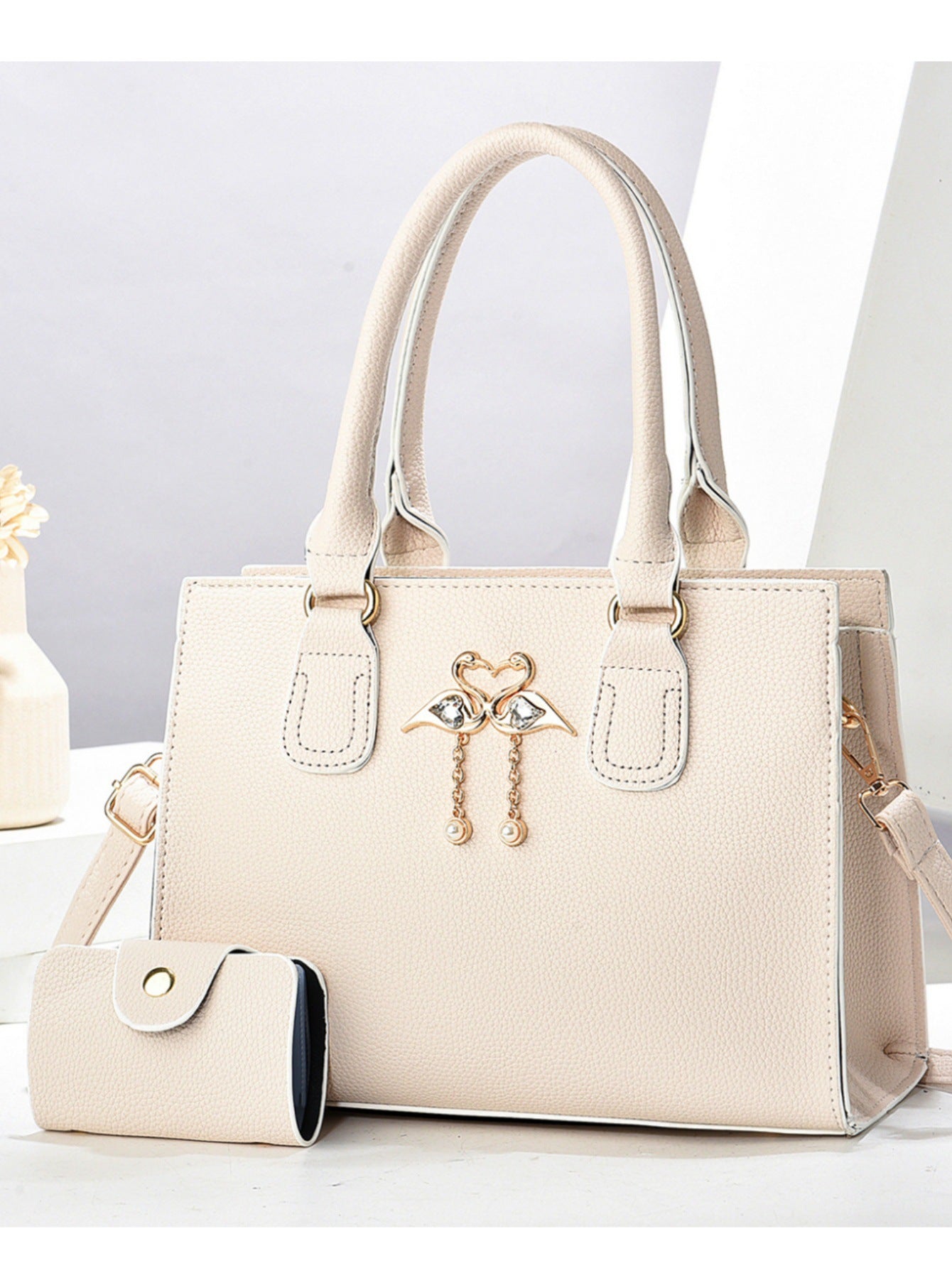 Cross border Bag 2024 New Style Solid Color Large Capacity Women's Single Shoulder Support Specific Type Mother Child Bag One Piece dropshipping