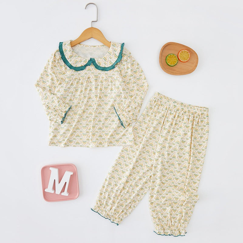 Children's Summer A-class Ice Doraemon, Youkesi, Modal, Tiansi Air Conditioning, Home Clothing, Underwear Set, Anyang Children's Clothing