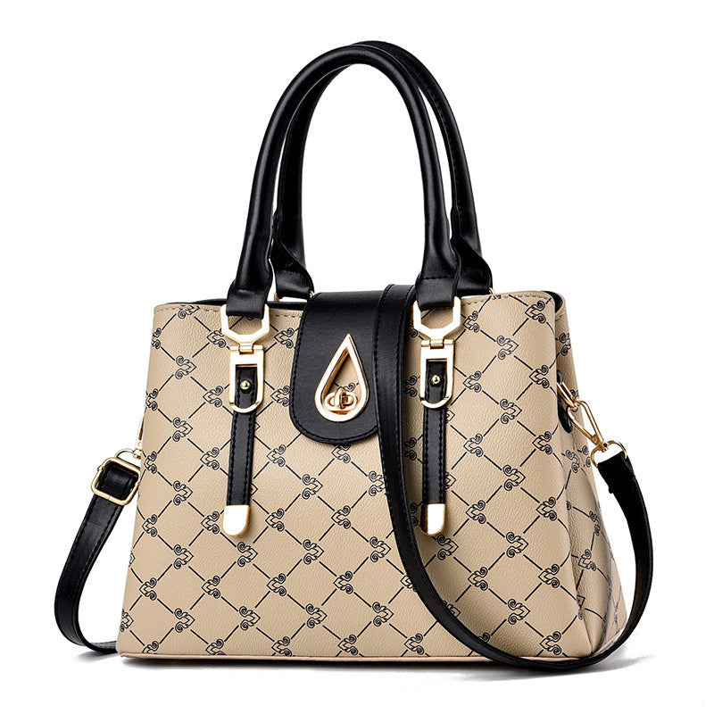 New 2024 atmospheric mother bag, simple crossbody bag, fashionable printed handbag, cross-border women's bag, one piece dropshipping