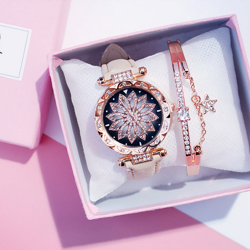 Tiktok Net Red Tomato Same Hot Sale Women's Watch Floor Stall Night Market Gift Women's Watch ins Fashion Quartz Watch