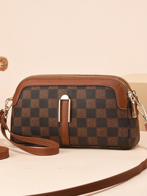 Bag 2025 new trendy and fashionable women's bag temperament mother bag simple large capacity single shoulder small square bag one piece hair replacement