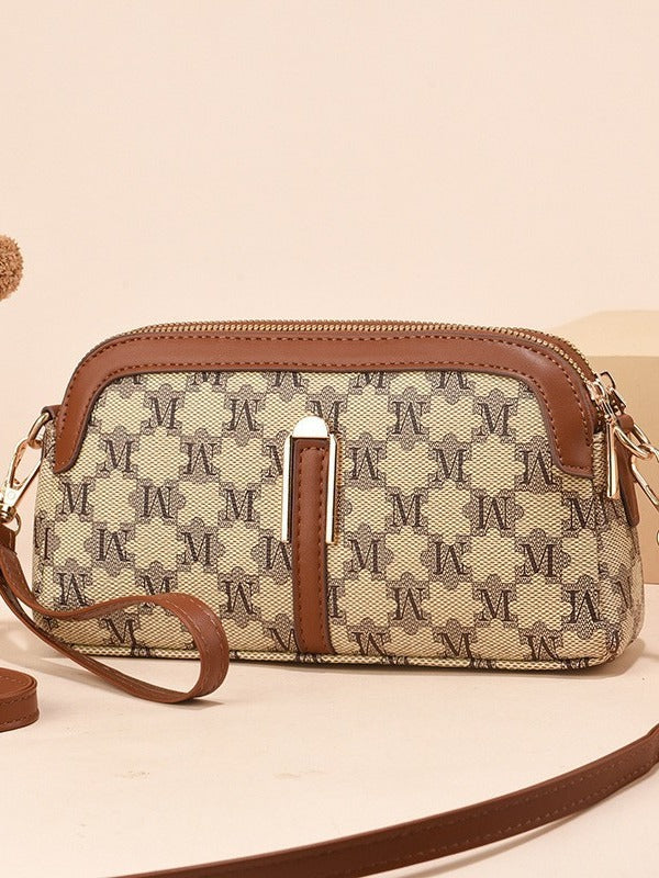 Bag 2025 new trendy and fashionable women's bag temperament mother bag simple large capacity single shoulder small square bag one piece hair replacement