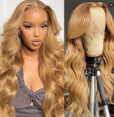 Cross border new products for European and American girls, including split long curly hair, simulated hair with gradient gold color, and pink long curly hair wholesale