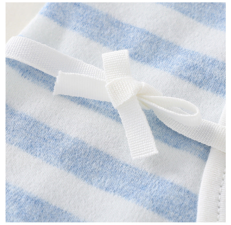 Newborn clothes, baby jumpsuit, spring and autumn A-class pure cotton baby butterfly clothes, monk clothes, Anyang baby clothes