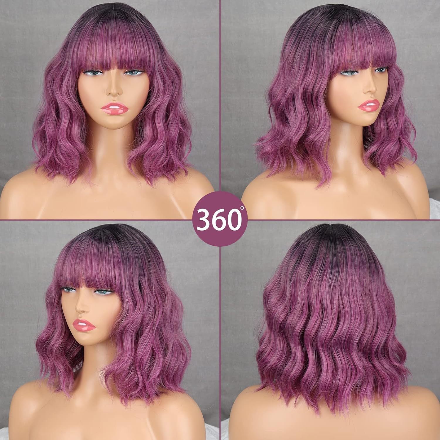 European and American synthetic wig headband for women, air bangs, small curls, corn perm, instant noodles, short curly hair, one piece hair replacement