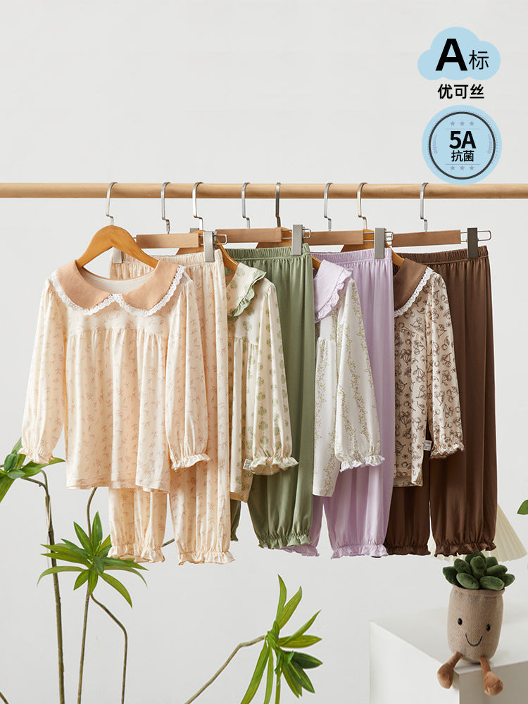 Children's Summer A-class Ice Doraemon, Youkesi, Modal, Tiansi Air Conditioning, Home Clothing, Underwear Set, Anyang Children's Clothing