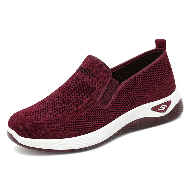 Women's autumn soft soled old Beijing cloth shoes wholesale and dropshipping, breathable, lightweight, comfortable and casual shoes for middle-aged and elderly mothers