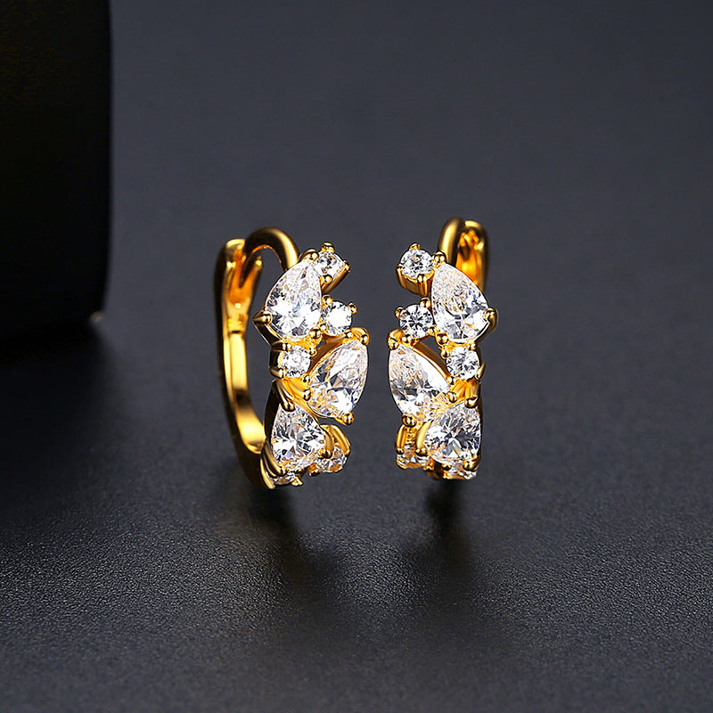 PAG & MAG buckle earrings in S925 silver and gold