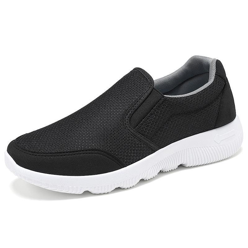Old Beijing cloth shoes for couples, elderly shoes for sale and wholesale, soft soled sports shoes, middle-aged and elderly walking shoes, low heel soft sole