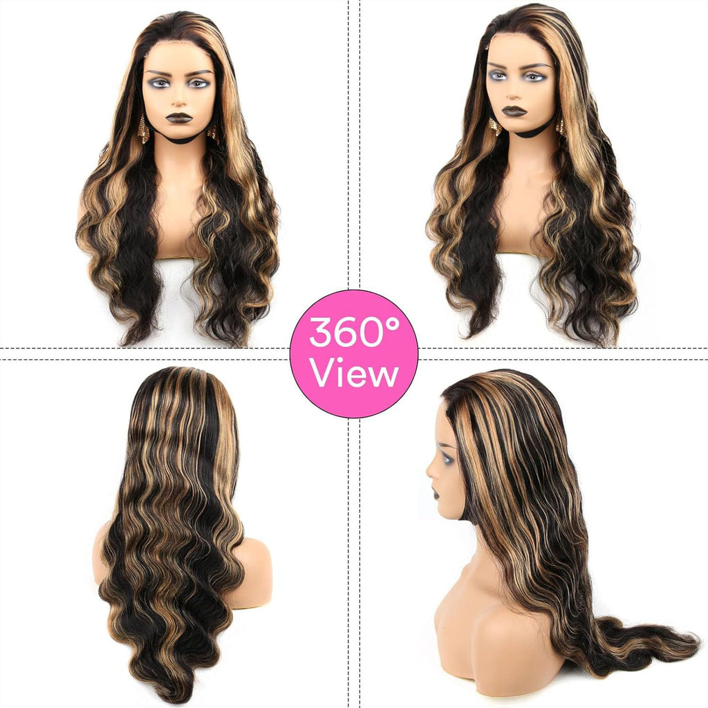 Cross border new wig, Amazon hot selling, European and American women's brown dyed long curly hair, wavy roll manufacturer wig