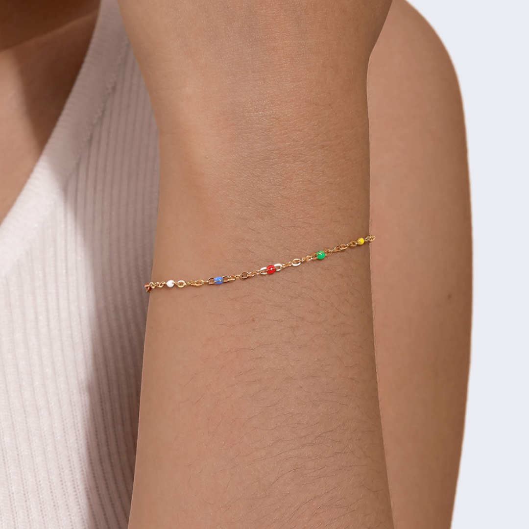 Rainbow Dainty Bracelet