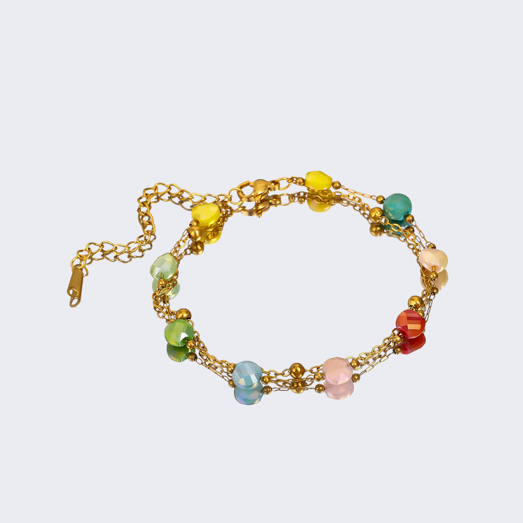 Rainbow Stone Bracelet