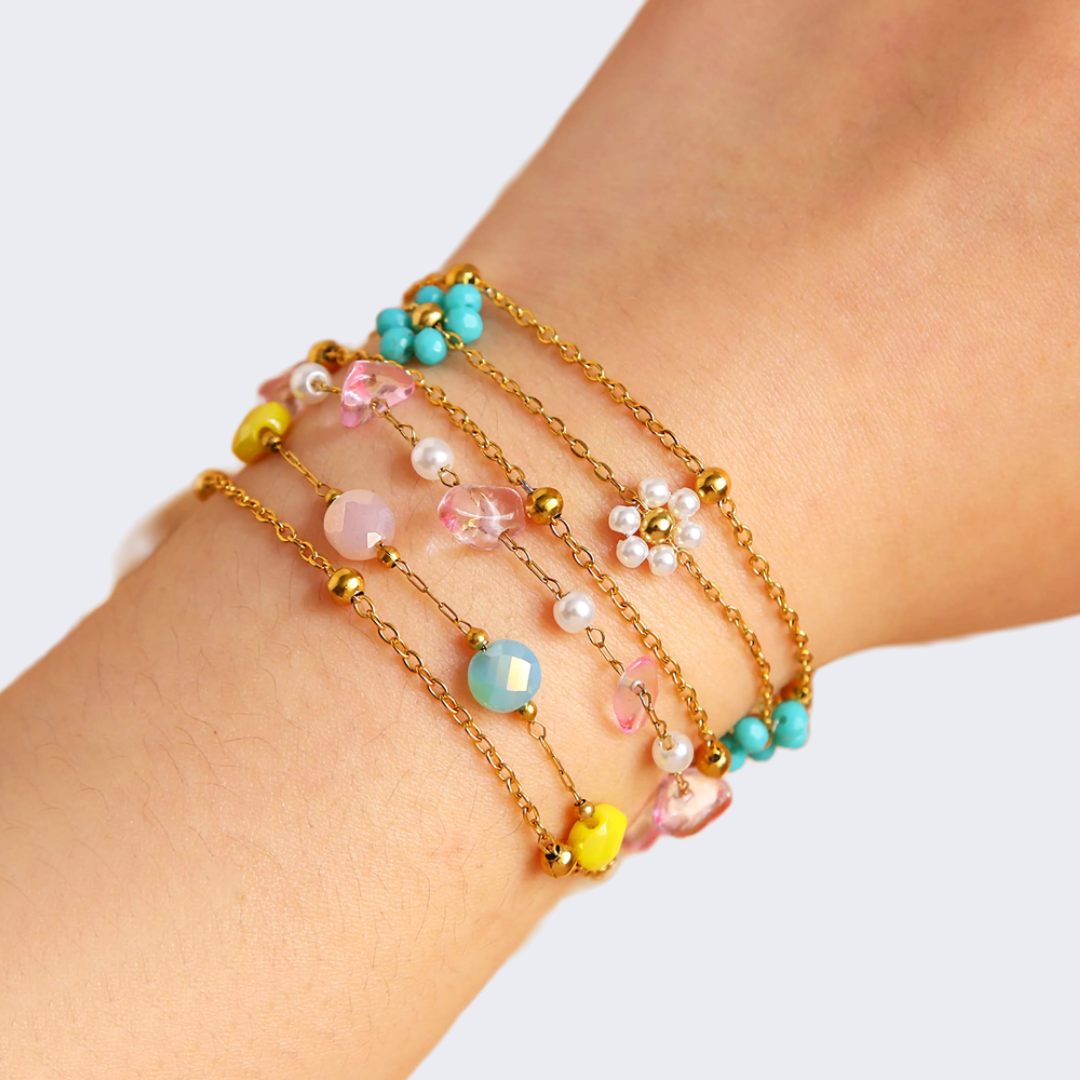 Rainbow Stone Bracelet